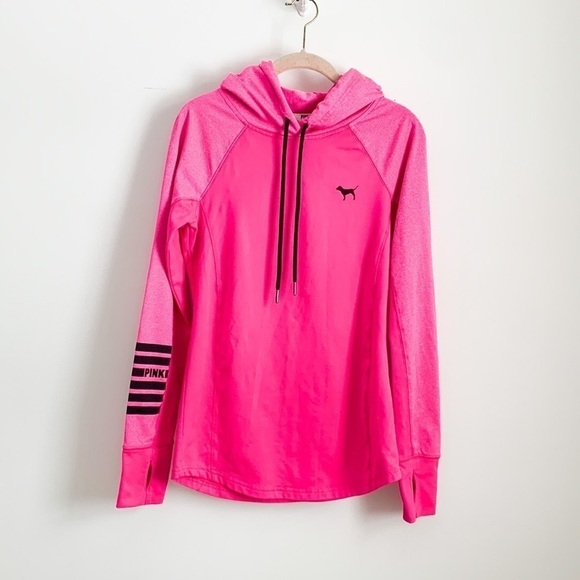 Victoria’s Secret PINK Active Hoodie Barbie Pink - Picture 1 of 7